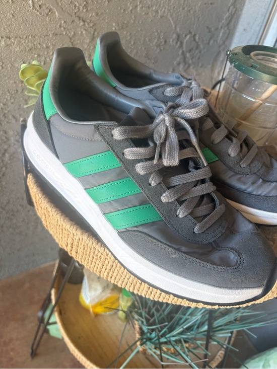 adidas Other - Gray & Green Retro addidas Sneakers